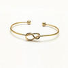 Metal bracelet, fashionable jewelry, accessory, Korean style, simple and elegant design, wholesale