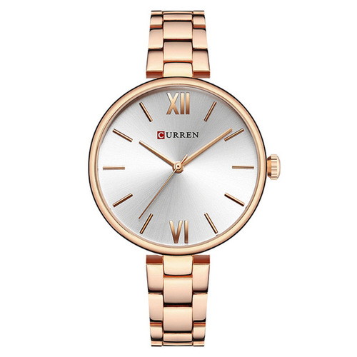 curren 9017 women's fashion watch steel strap women's watch waterproof quartz watch women's watch
