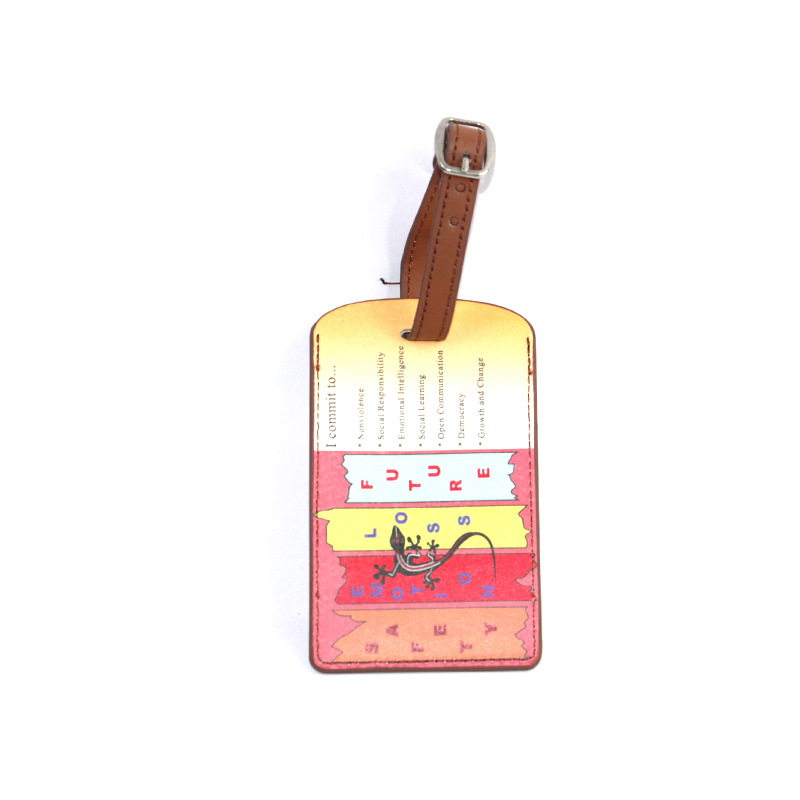 厂家大量供应 个性创意登机牌 精美旅行吊牌 pu行李牌来图来样|ru