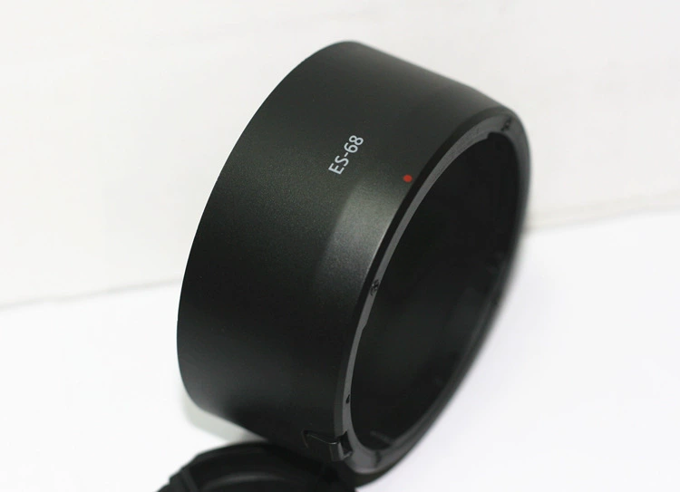 Чехол для объектива (Canon) ES-68 для EF 50мм f/1.8 STM, байонет пластиковый, подавление бликов