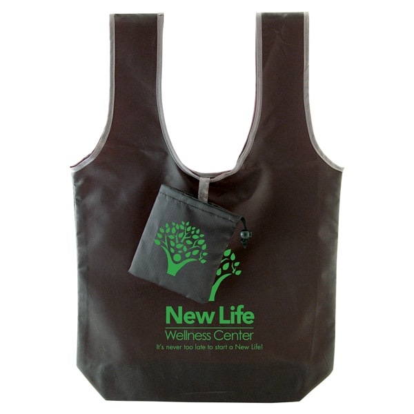 folding promotional pouch tote