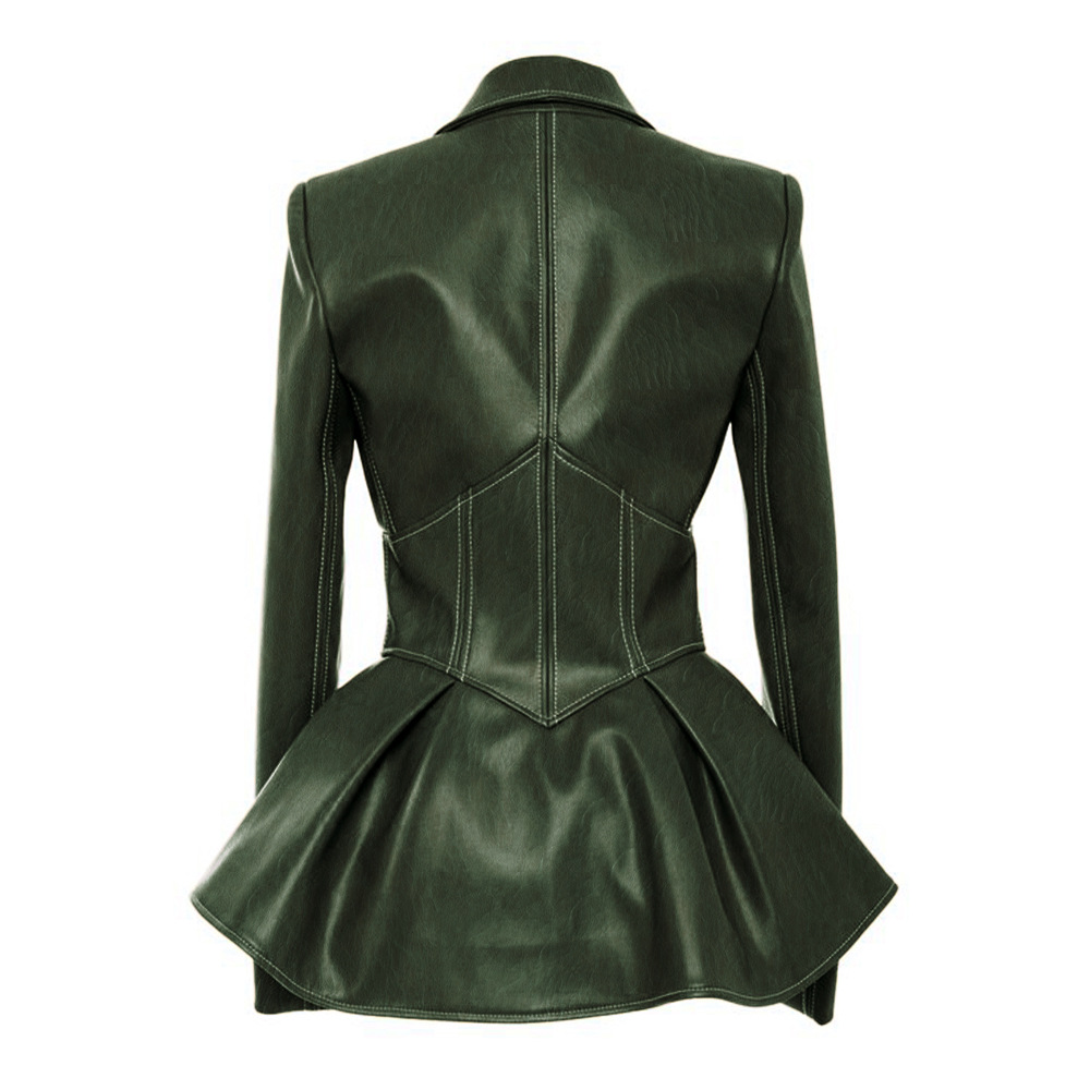 Veste en cuir femme en PU - Ref 3447477 Image 16