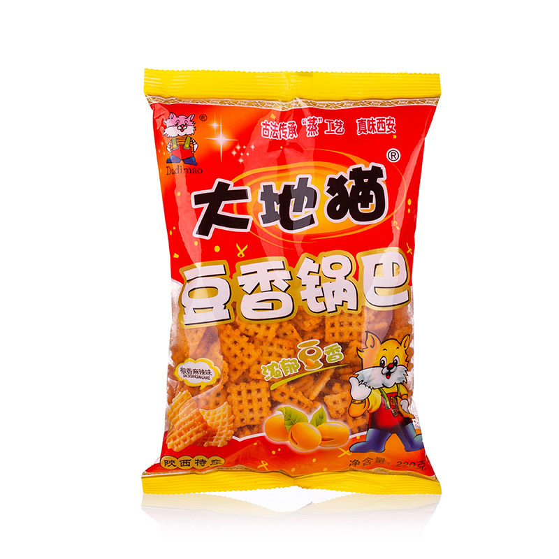 整箱24袋批发 陕西特产零食锅巴 大地猫麻椒味锅巴办公室零食锅巴