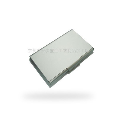 厂家直销 供应高档铝质配镜子名片氧极彩色名片盒#N028-AMS 定制|ru
