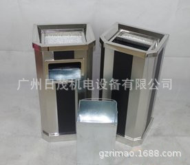 不锈钢垃圾桶 公共场所垃圾桶来图做 激光切割钣金厂家直销