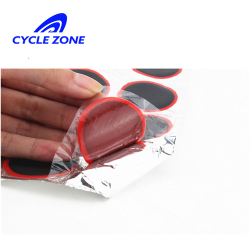 Bicycle glue-free tire patch 48pcs*25MM round wholesale tire patch mountain bike riding accessories and equipment