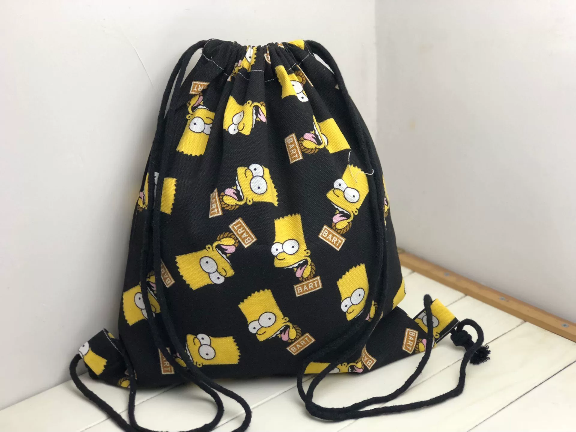 Drawstring Sports Backpack - Spacious Travel Bag for Basketball/Football, Worn on Shoulder