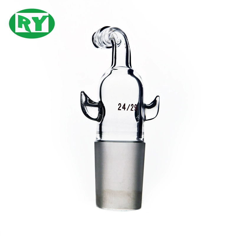 Shanghai Heqi Power Factory Заглушка с высоким содержанием боросиликата 3,3, изгибная труба, всасывающее соединение на 90 градусов, насадка с двойным ухом