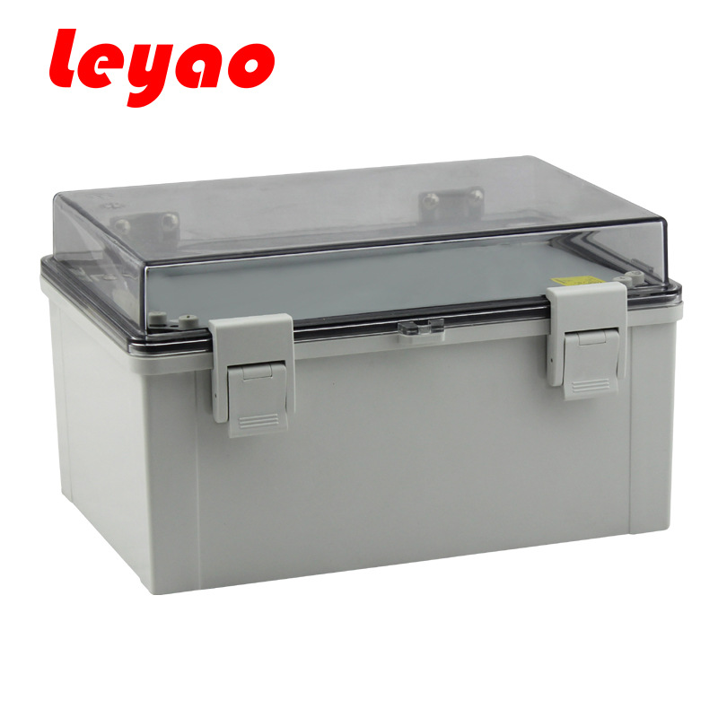 搭扣批发PC透明配电箱塑料防水箱 LY-PCT-302017 300*200*170