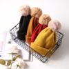 Fashionable knitted cute winter knitted hat, baseball cap, woolen scarf, Korean style