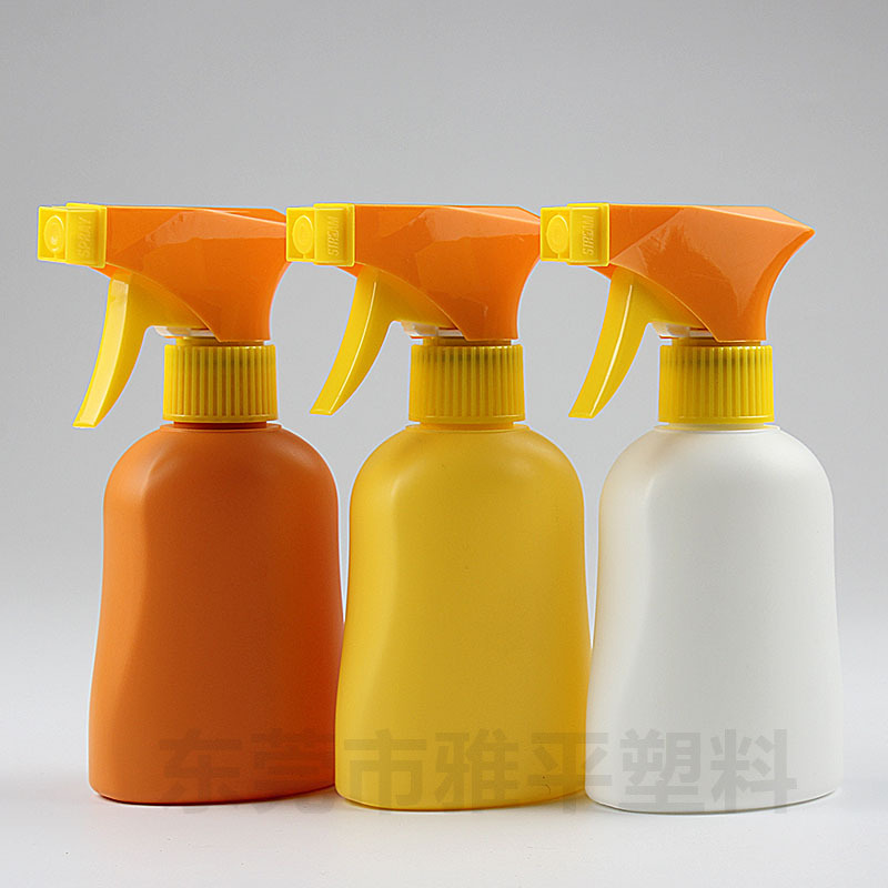 200ML HDPE彩色手拿式雾化喷头喷枪塑料瓶 喷洒均匀