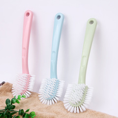 New double-headed long-handle shoe brush five-sided soft-bristled cleaning brush multi-functional hard-bristled shoe cleaning brush supplied directly from the manufacturer