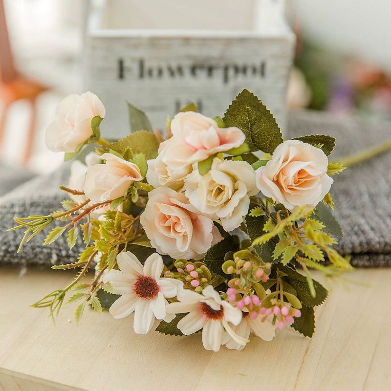 Северные производители осень имитация цветка фальшивые цветы 15 Persian rose 5 fork European rose искусственные шелковые цветы