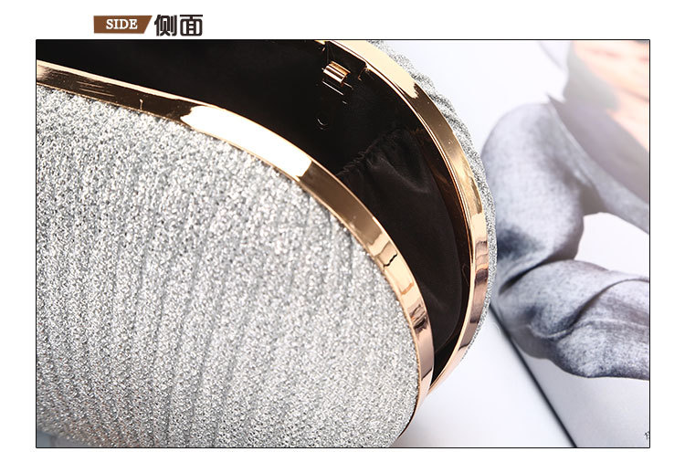 Buckle Closure Type Cross-border Dinner Bag Evening Banquet Bag  Hand Phone Change One-shoulder Messenger Dinner Bag