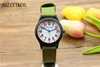 Nylon blue quartz children's military watch suitable for men and women for beloved, simple and elegant design