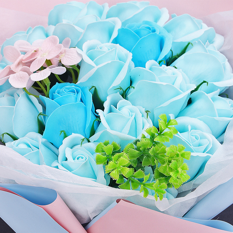 19朵小熊韩风款清爽蓝X-J800