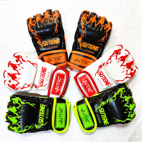 Sagitar five-finger tiger claw MMA mixed martial arts gloves, fighting Sanda split-finger gloves, fingerless punching bag gloves