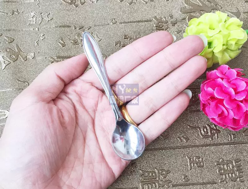 Кофейная ложка из нержавеющей стали, маленькая мешалка, 9.5 см