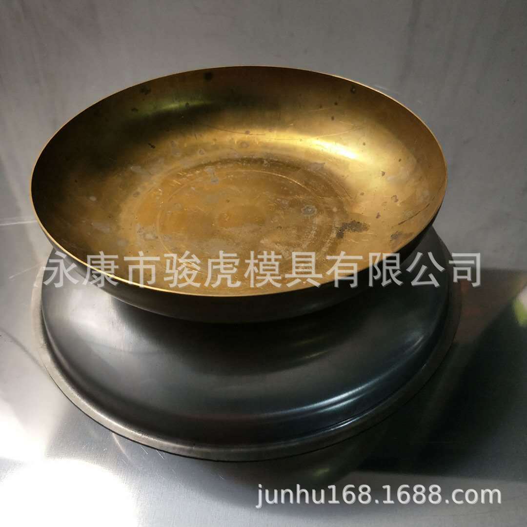 Zhejiang producción estirar fábrica de moldes de aluminio olla de dibujo profundo molde de la cocina de arroz liner wok sartén molde abierto image 4