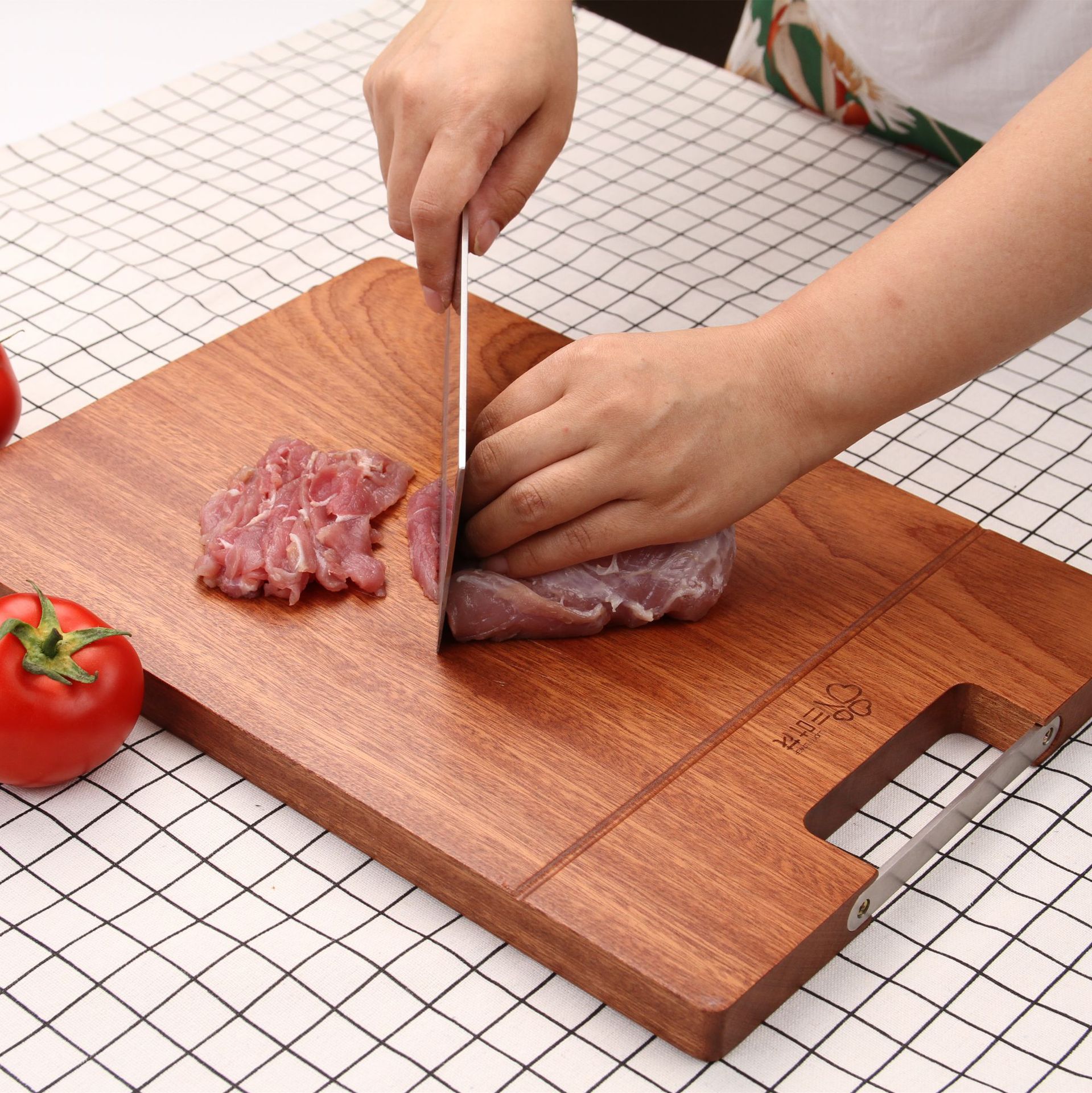 厂价批发乌檀木菜板 实木砧板 多功能水果板切菜板，支持OEM代工