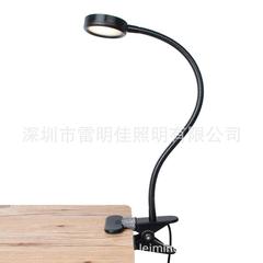 現物アマゾンの爆発的なusbledクリップ電気スタンドのガチョウの首の目の電気スタンドの新しい奇妙なアイデアはベッドのヘッドライトを読む