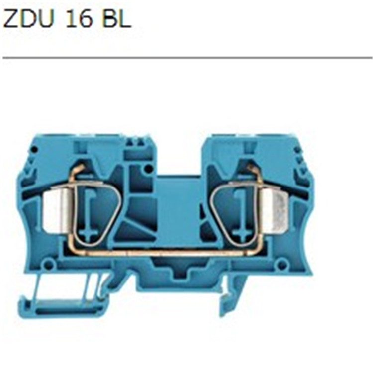 "ZDU 16 BL	接线端子(PT)	魏德米勒/weidmuller	1745240000"