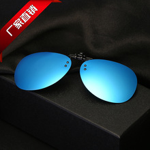 偏光墨镜夹片式太阳镜近视眼睛开车蛤蟆钓鱼眼镜男夹6378UV400