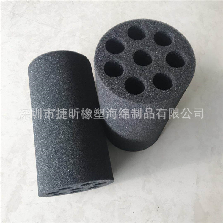 厂家供应 玻璃瓶试管包装海绵防摔异形海绵加工成型 可