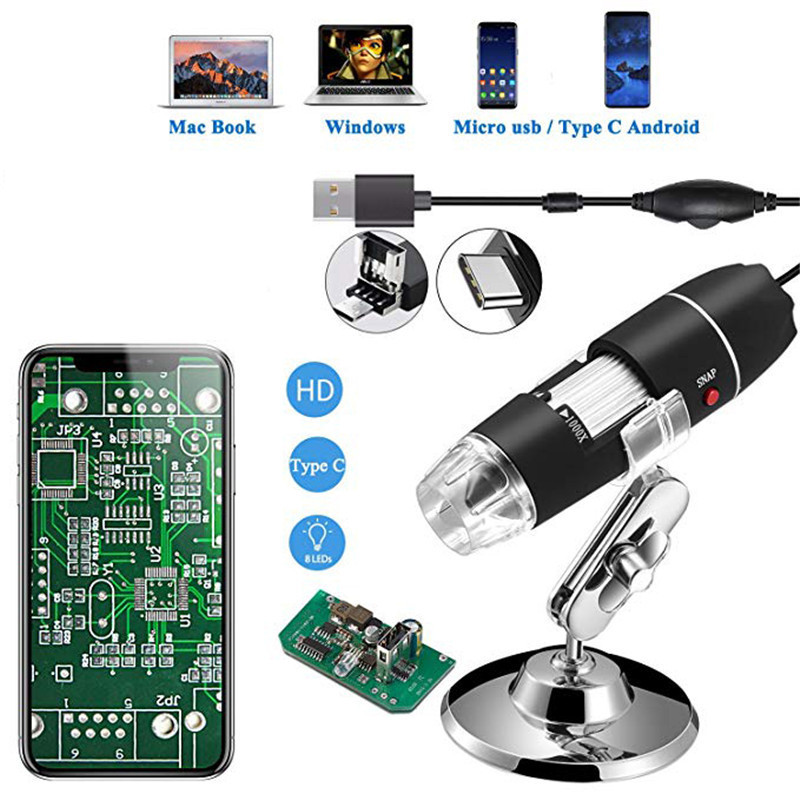 1080P 1000X WiFi Digital Microscope Zoom Camera数码显微镜