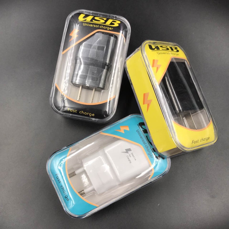 新款加厚充电头包装盒 加硬数据线充电头水晶盒包装 中性现货