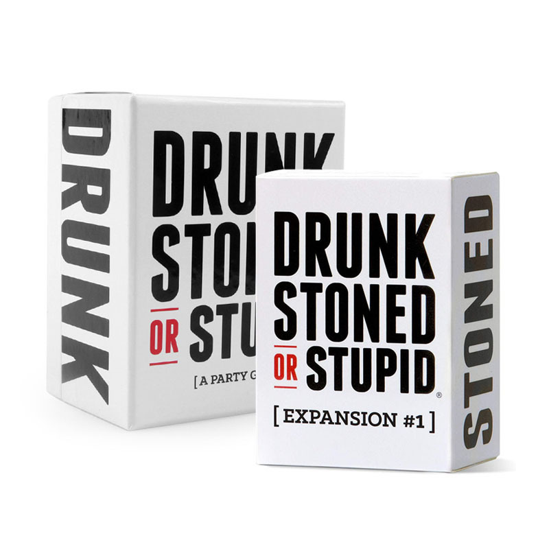 DRUNK STONED OR STUPID 醉酒纸牌游戏 基础版 扩展版