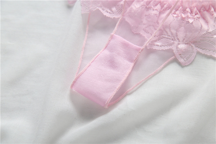 Transparent Lace Thong - Image 6