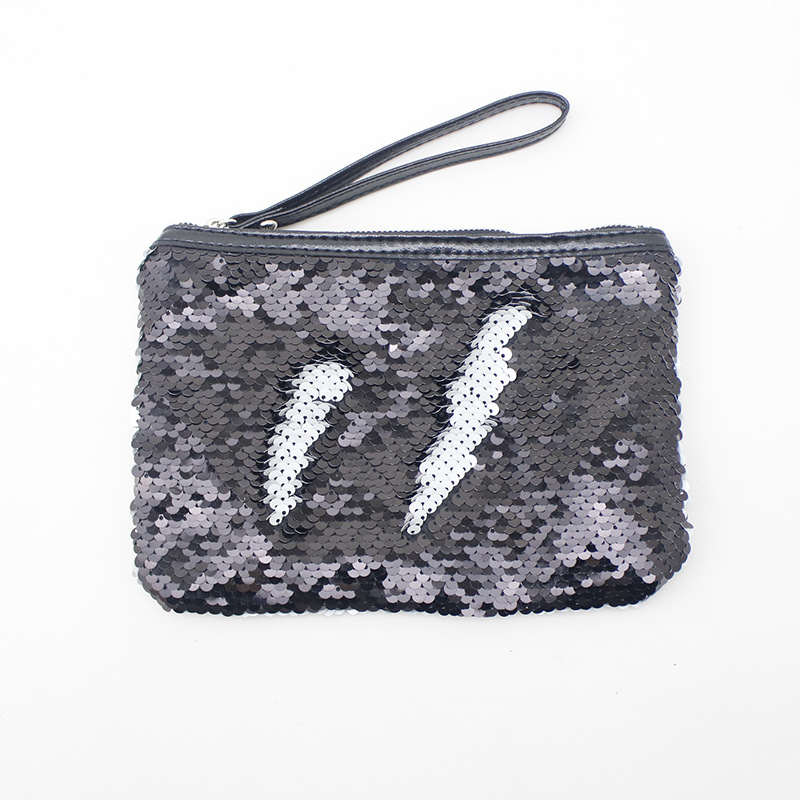 블랙 + 화이트 화장품 가방