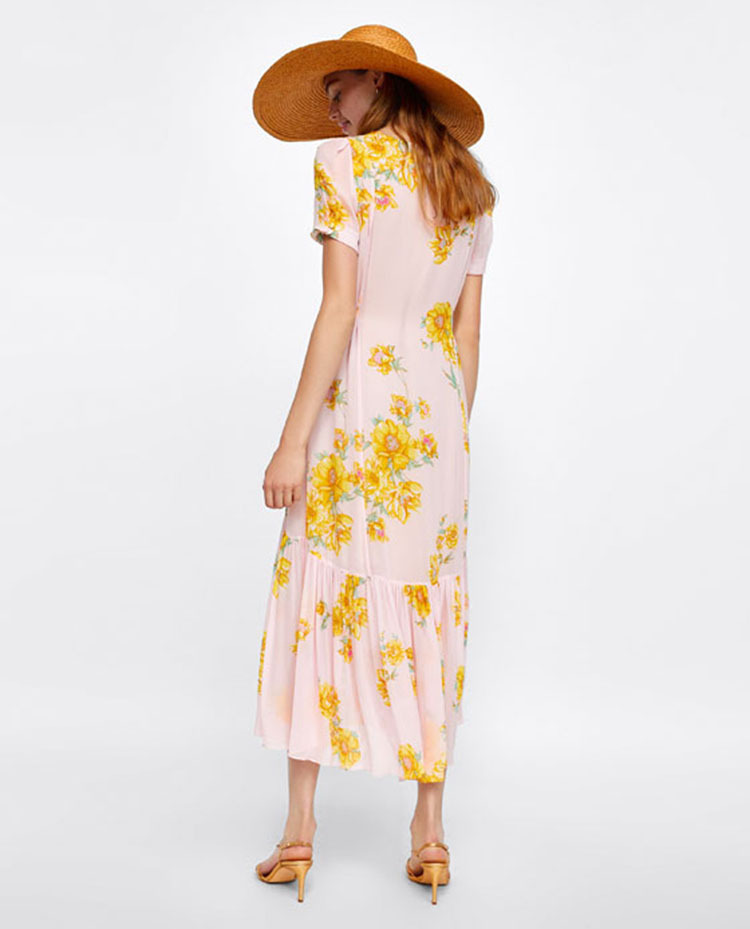 Chiffon Fashionskirt(Picture color -S) NHAM4479-Picture-color-S