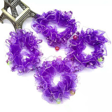 厂家韩版儿童头花扎发圈六一儿童节演出舞蹈手腕花头饰发饰手工