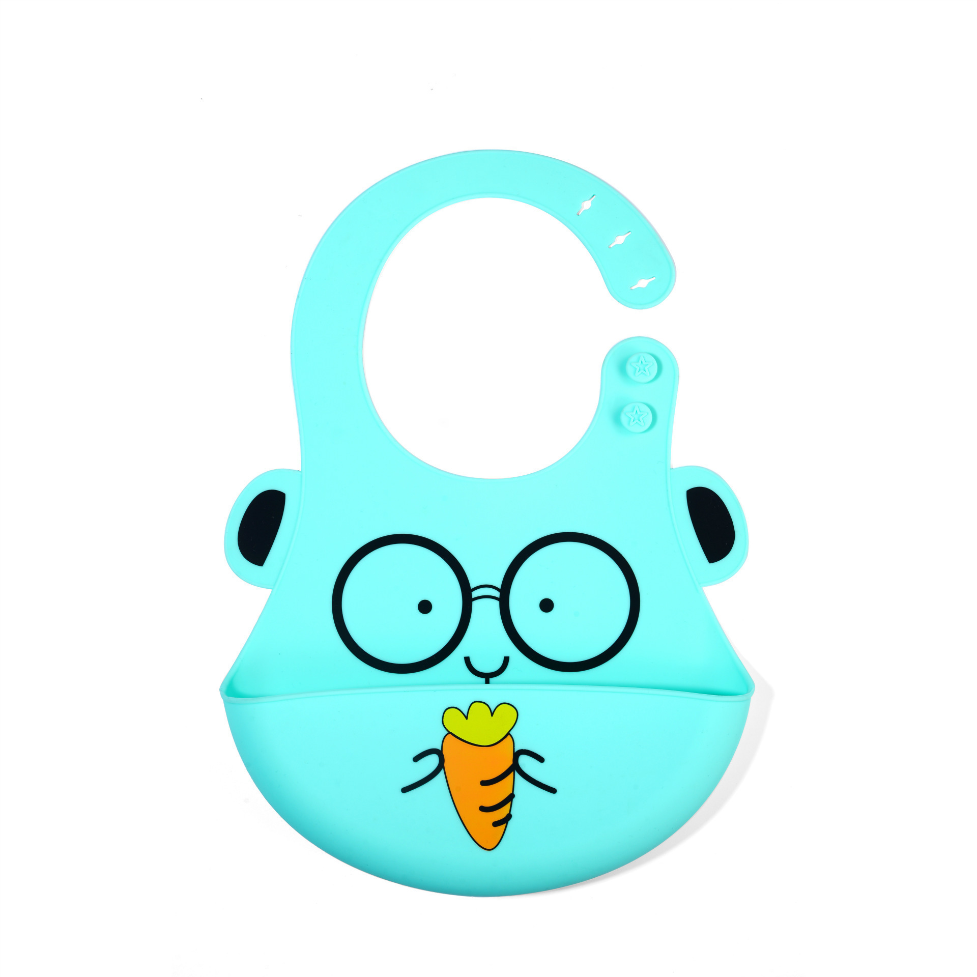 婴儿围兜儿童食饭兜卡通新款防水母婴用品宝宝口水兜吃饭硅胶围嘴详情图4