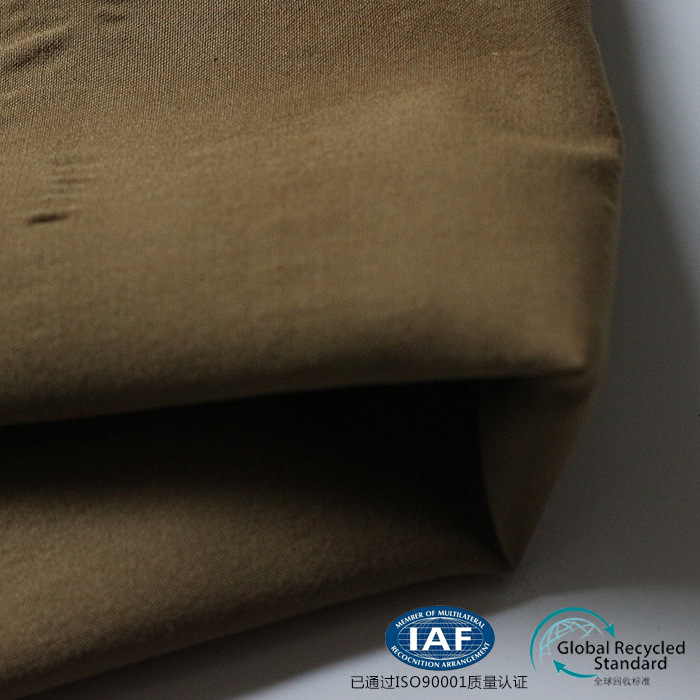 RPET面料再生环保Recycled涤纶可回收裤子面料