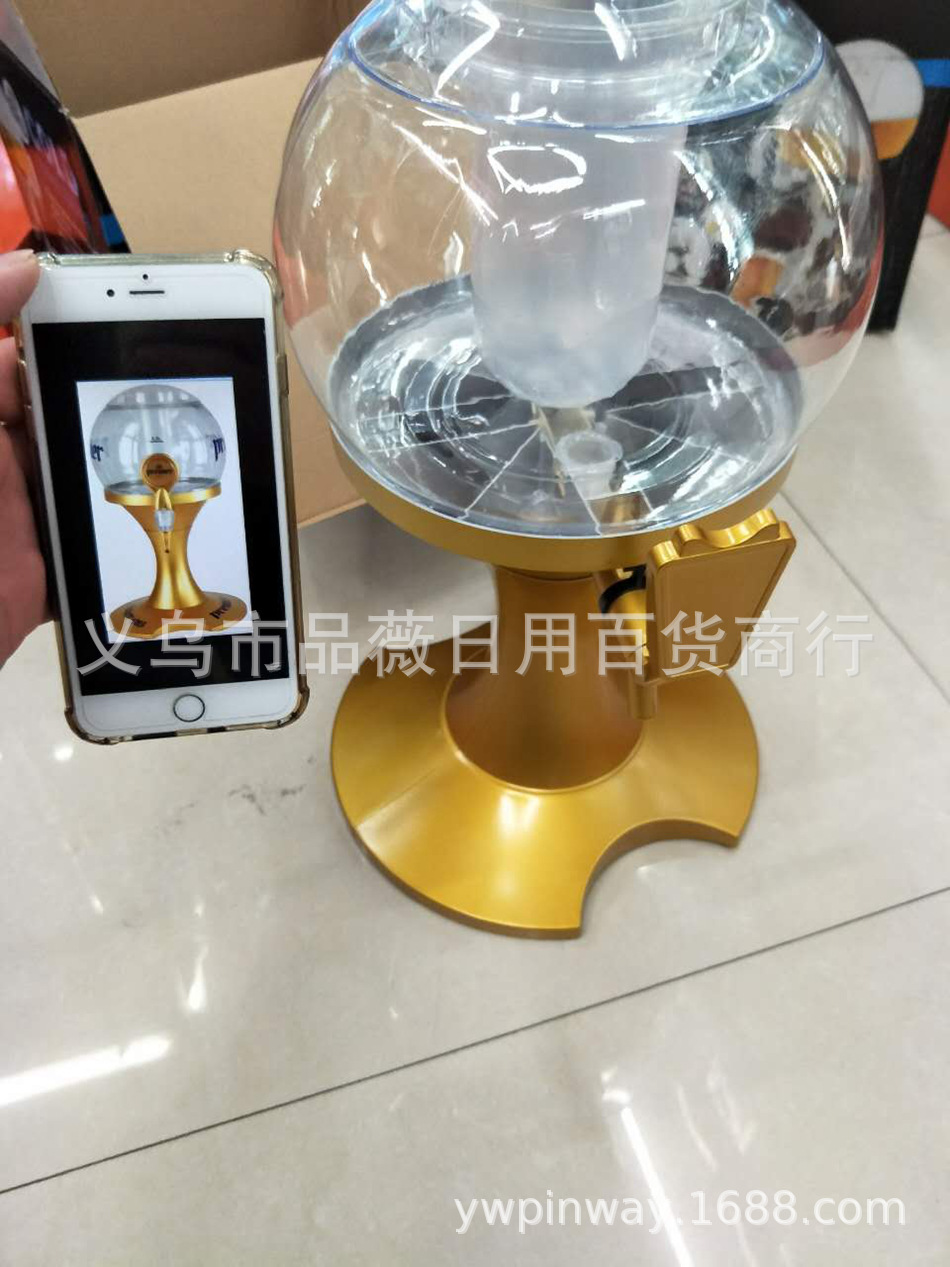 金色塗装アマゾン速売通3.5lは氷を入れることができます。