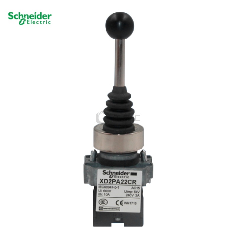 施耐德 主令开关2位弹簧返回；XD2PA22CR
