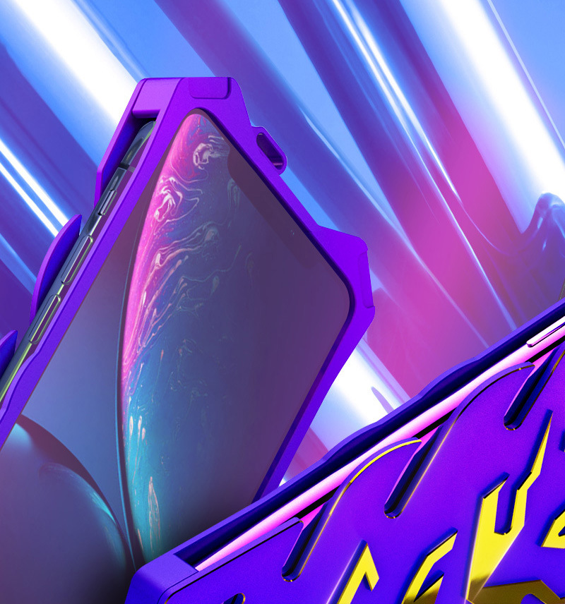 SIMON New THOR II Aviation Aluminum Alloy Shockproof Armor Metal Case Cover for Apple iPhone XS Max & iPhone XR & iPhone XS & iPhone X