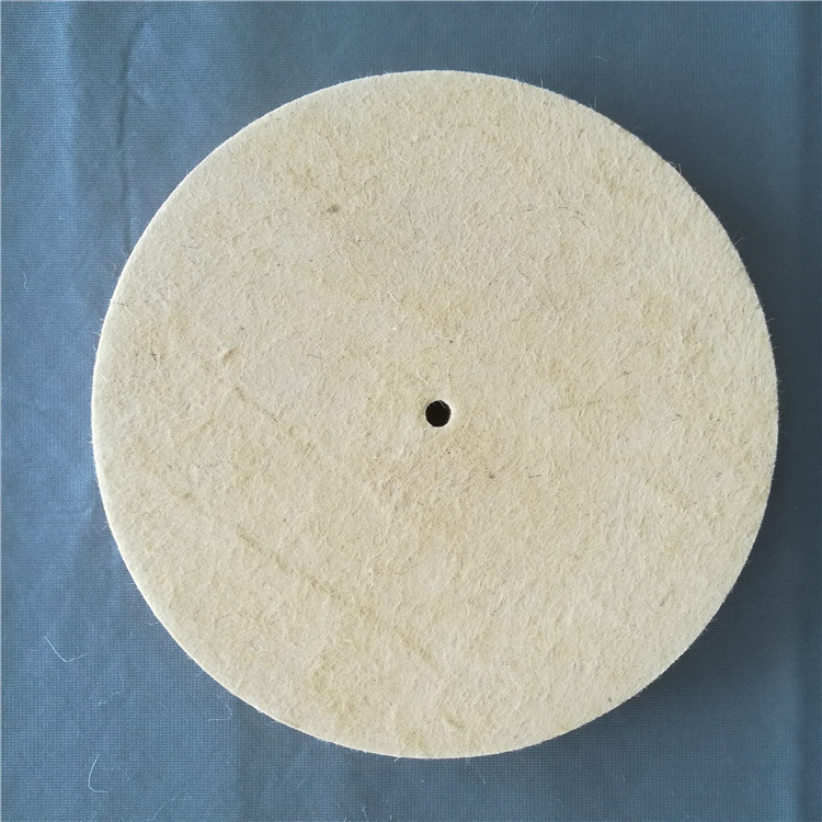 台磨機中細平行羊毛輪優質耐磨高密度羊毛輪不鏽鋼鏡面毛氈抛光輪