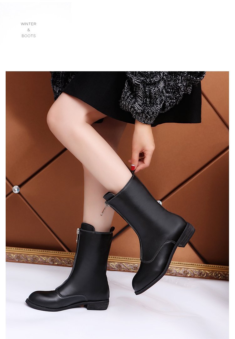 Bottes femme en PU artificiel - Ref 3355820 Image 23