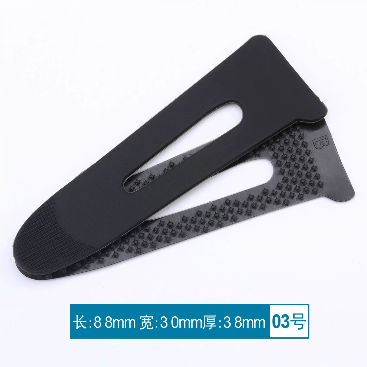 Пластиковый ремешок на манжету — липучка Velcro для одежды, 10×3 см, лёгкий, на заказ