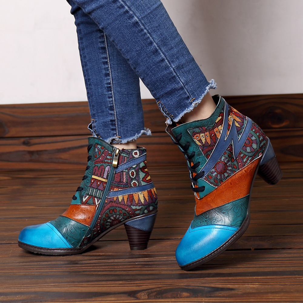 Bottes femme en En cuir - Ref 3354699 Image 9