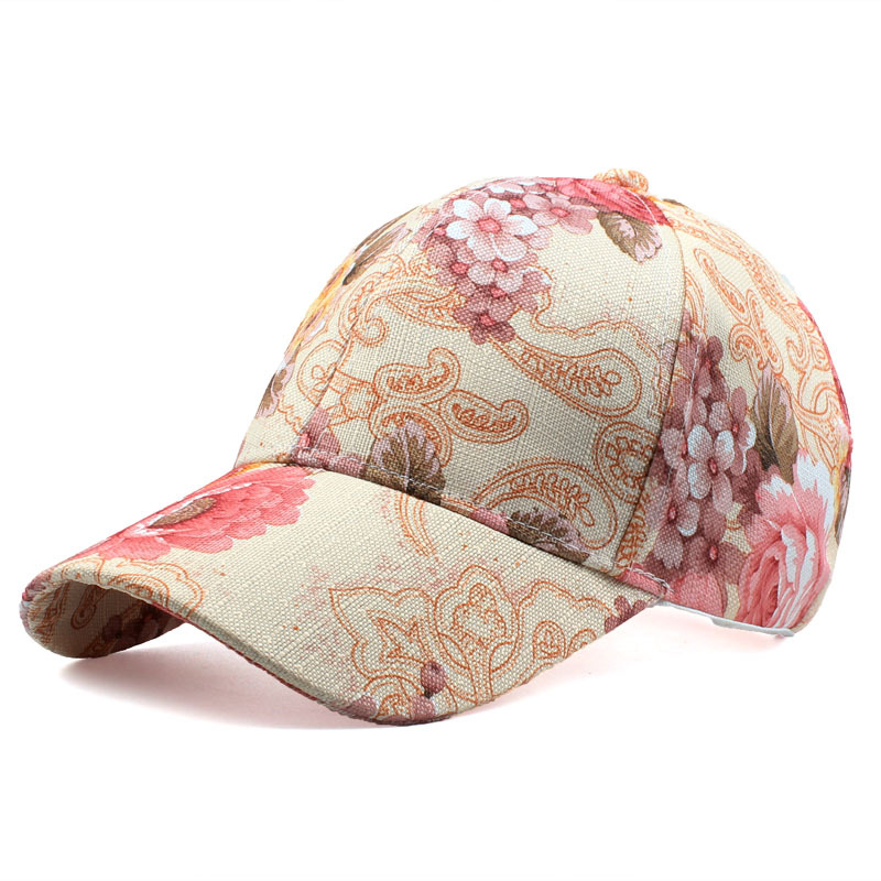 Mujeres Moda Flor Gorra De Beisbol display picture 2