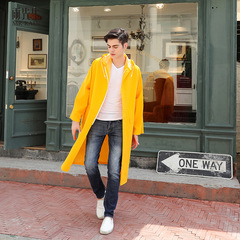 Mr. Rain PVC coated fabric adult long-length hooded raincoat protective work raincoat thick factory direct sale