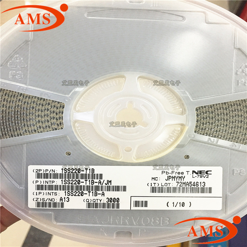 1SS220-T1B 1SS220 丝印：AB SOT-23 双极晶体管 NEC品牌全新现货