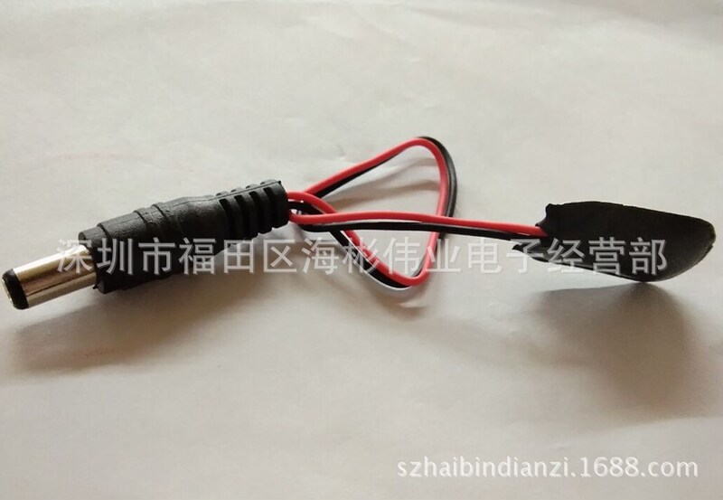 Factory Direct Sales Type 1 9V Battery Buckle with Plug, Type 1 with Dc Head 9V Battery Buckle