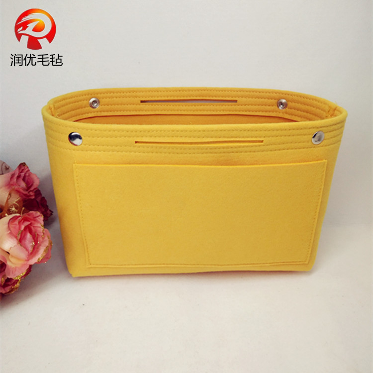 大容量毛毡收纳包 毛毡化妆包 女士专用毛毡内胆包 包中包收纳包