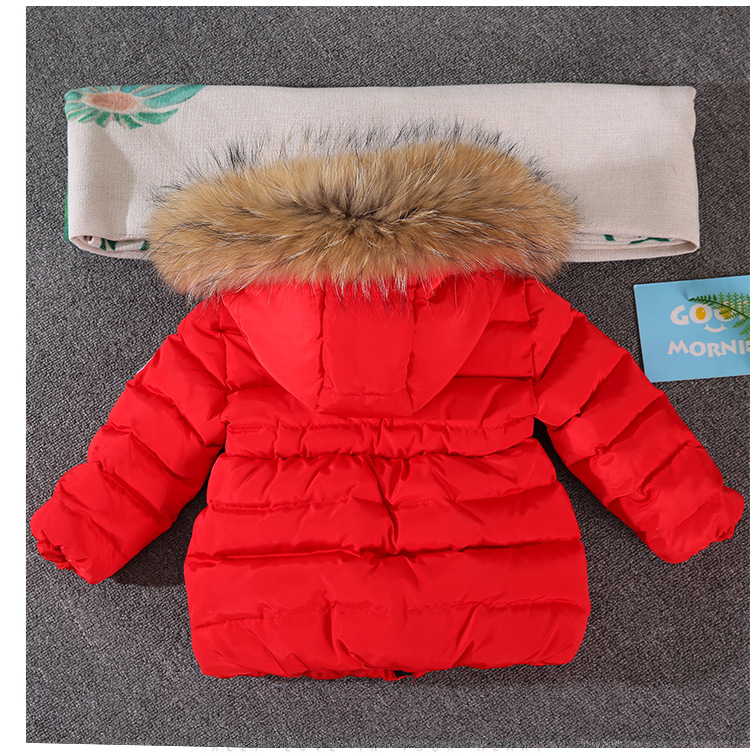 毛领羽绒服短款 (8)